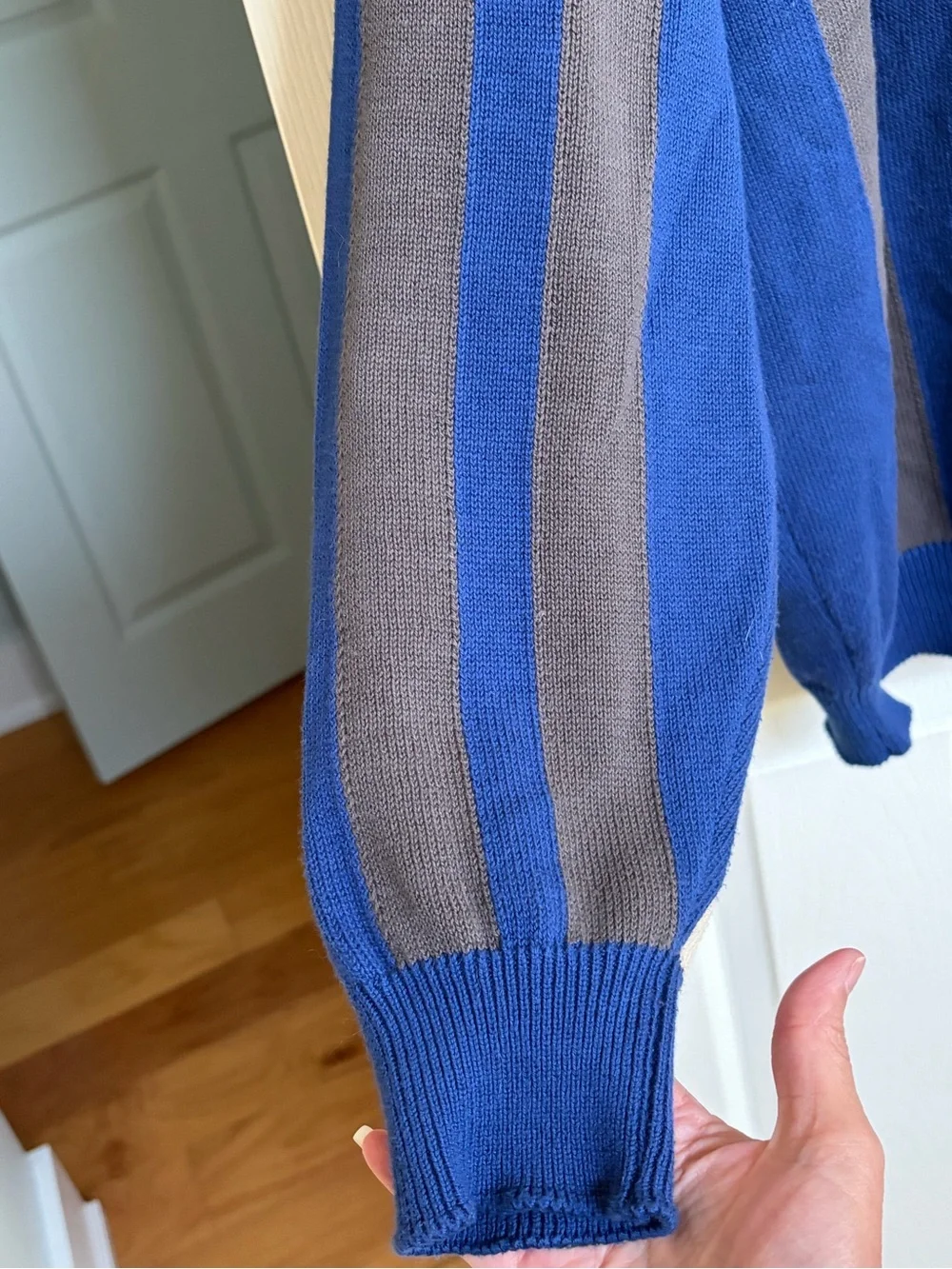 Vintage Pringle Nick Faldo Crewneck Sweater Golf Size M Oversized Striped